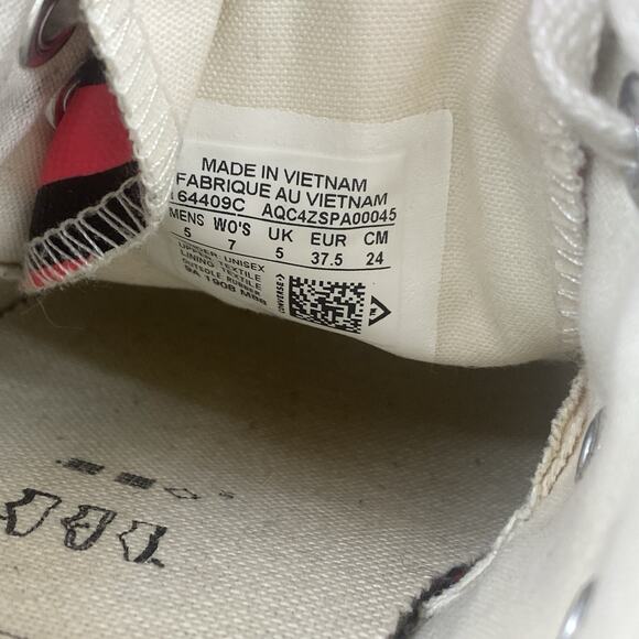 Converse Chuck Taylor 70 Ox Print Racer Pink Womens Zebra Print Size 7 Shoes - Picture 8 of 9